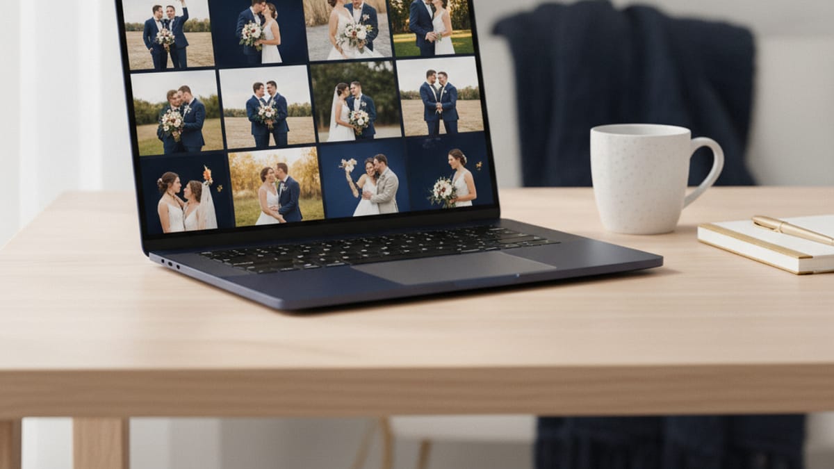 Galeria de fotos online para clientes: seleção e entrega sem caos (grátis)