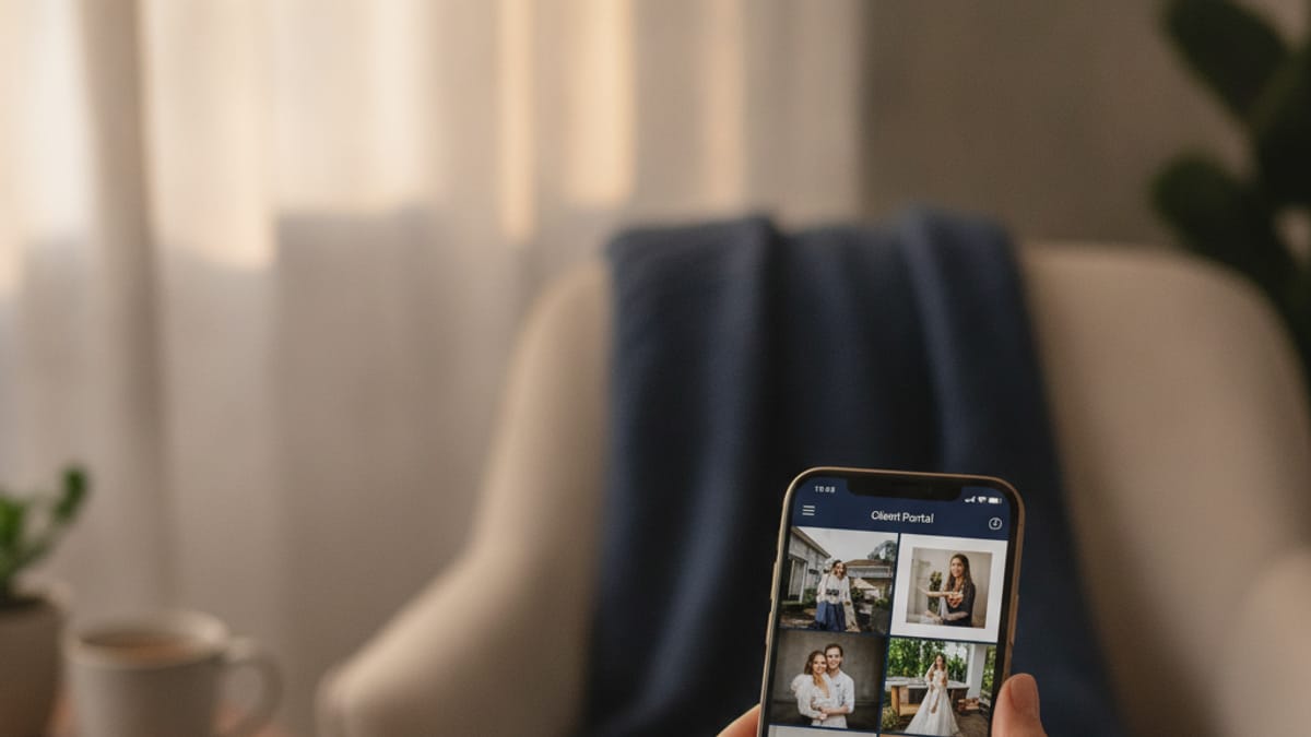 Portal do cliente para fotógrafos: a experiência que gera indicação
